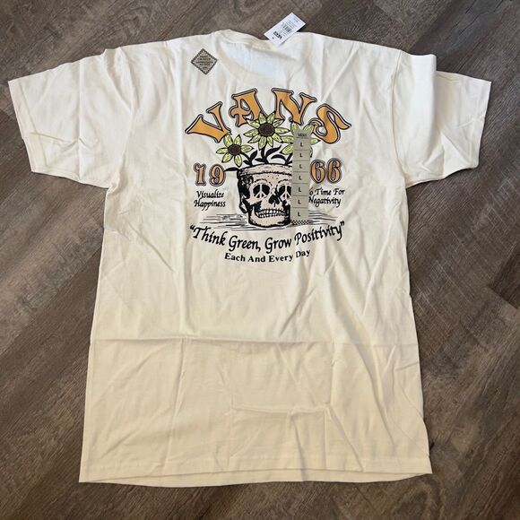 Vans 1966 Peace Head Short Sleeve Graphic Tee- Size Large - Picture 4 of 8